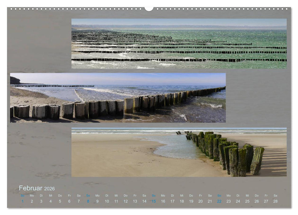 Küstenträume im Panoramablick (CALVENDO Wandkalender 2026)