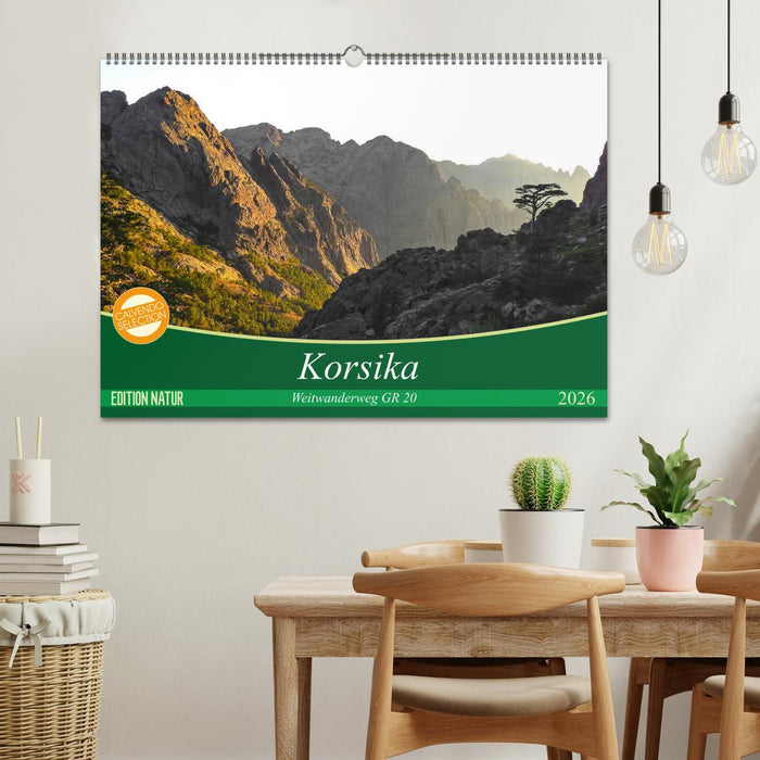 Korsika - Weitwanderweg GR 20 (CALVENDO Wandkalender 2026)