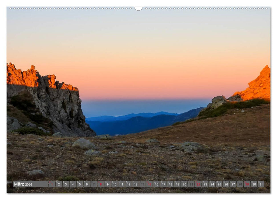 Korsika - Weitwanderweg GR 20 (CALVENDO Wandkalender 2026)
