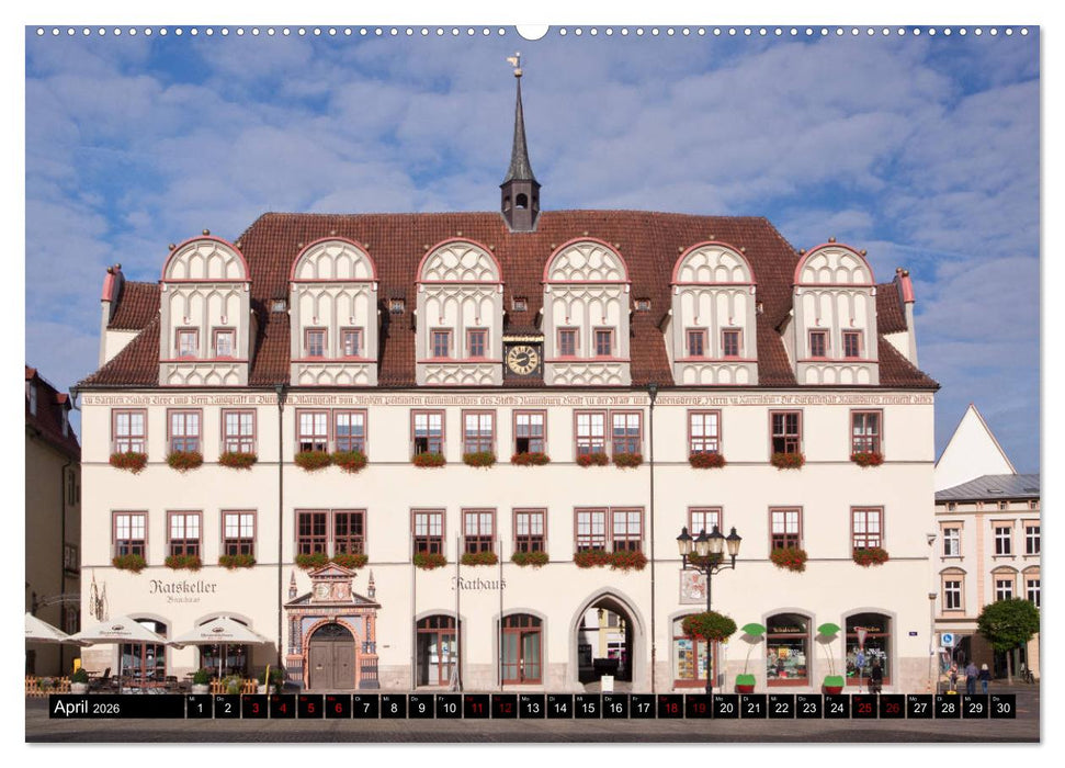 Naumburg - Kleinod an der Saale (CALVENDO Wandkalender 2026)