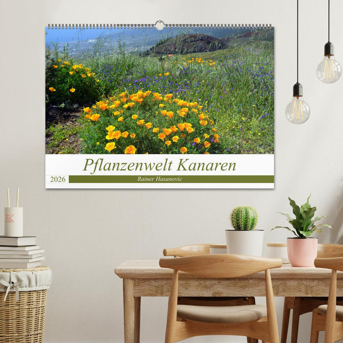 Pflanzenwelt Kanaren (CALVENDO Wandkalender 2026)