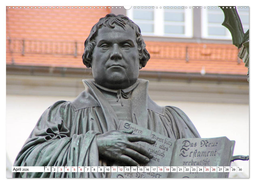 Die Lutherstadt Wittenberg (CALVENDO Wandkalender 2026)