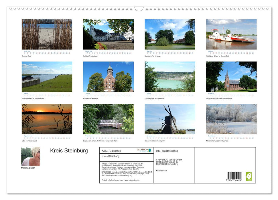 Kreis Steinburg (CALVENDO Wandkalender 2026)