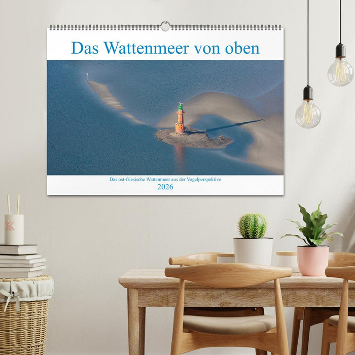 Das Wattenmeer von oben (CALVENDO Wandkalender 2026)