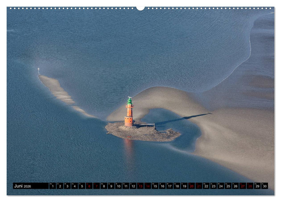 Das Wattenmeer von oben (CALVENDO Wandkalender 2026)