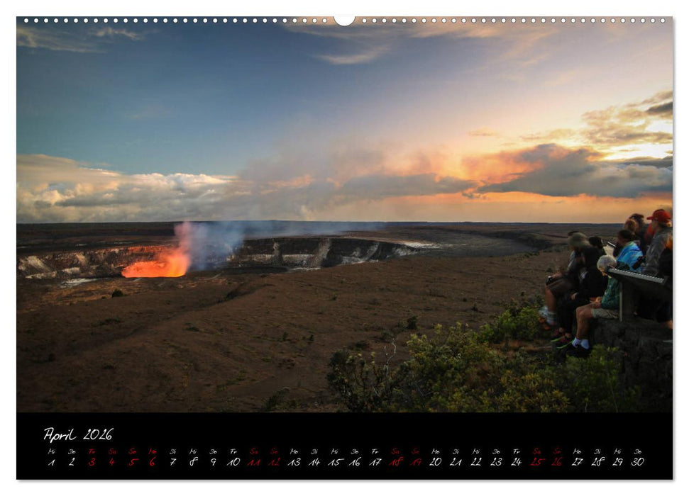 Kilauea Volcano Hawaii - Auf den Spuren von Feuergöttin Pele (CALVENDO Wandkalender 2026)
