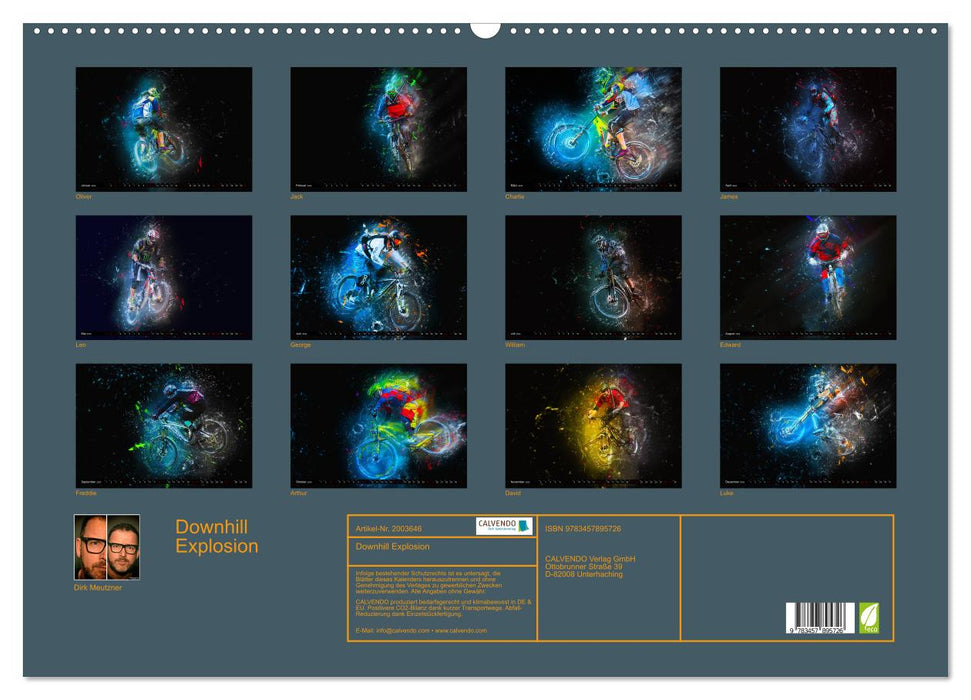 Downhill Explosion (CALVENDO Wandkalender 2026)