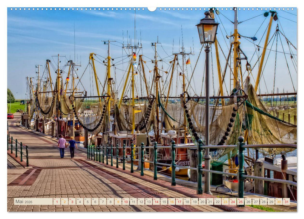 Reise an die Nordsee - Greetsiel (CALVENDO Wandkalender 2026)