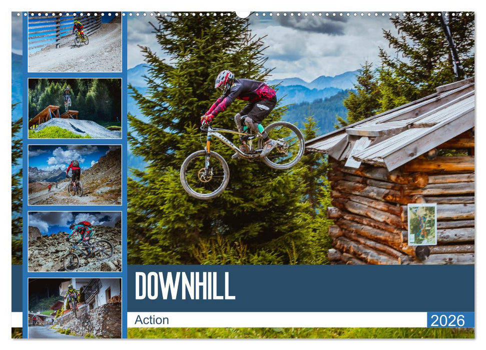 Downhill Action (CALVENDO Wandkalender 2026)