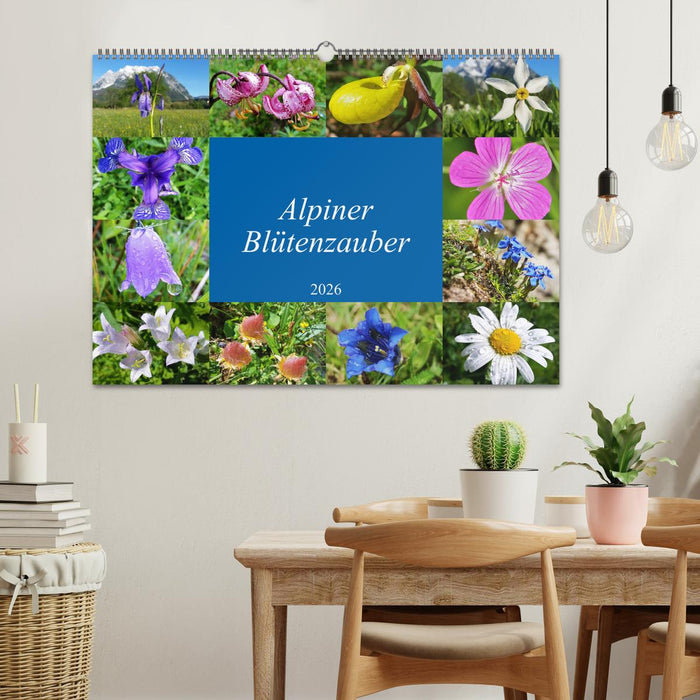Alpiner Blütenzauber (CALVENDO Wandkalender 2026)