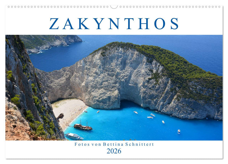 Zakynthos 2026 (CALVENDO Wandkalender 2026)