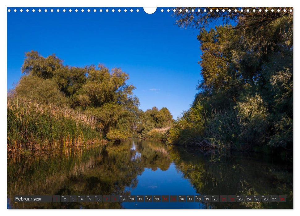 Das Paradies Donaudelta (CALVENDO Wandkalender 2026)