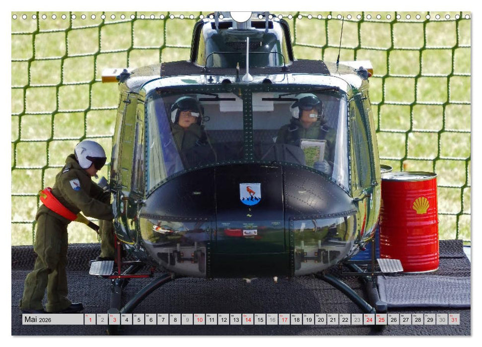 Semiscale-Modellhubschrauber (CALVENDO Wandkalender 2026)