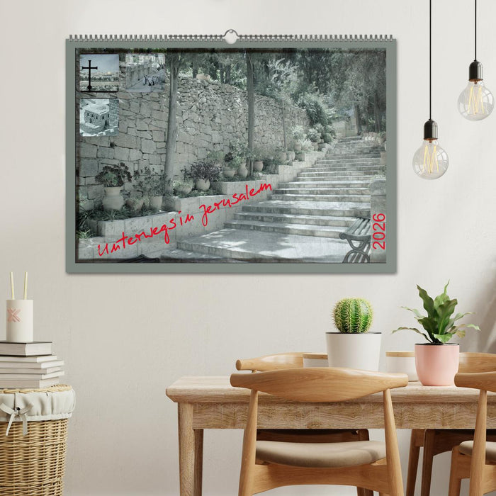 Unterwegs in Jerusalem (CALVENDO Wandkalender 2026)