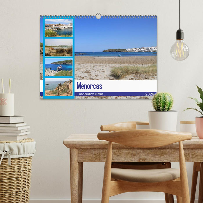 Menorcas unberührte Natur (CALVENDO Wandkalender 2026)