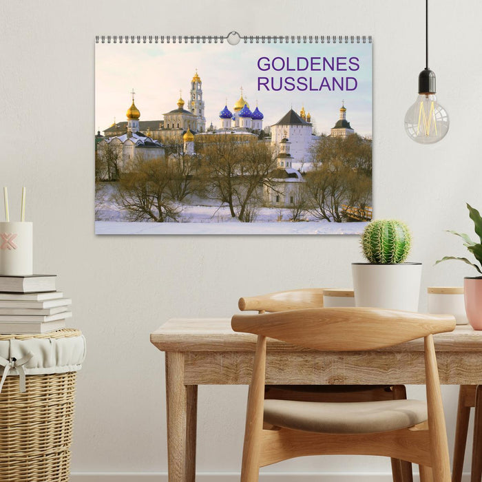 Goldenes Russland (CALVENDO Wandkalender 2026)