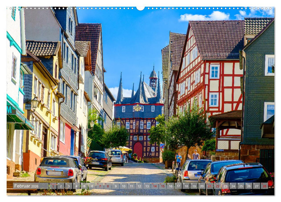 Ein Blick auf Frankenberg an der Eder (CALVENDO Wandkalender 2026)