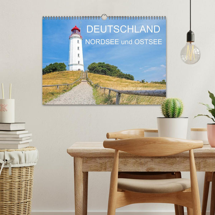 Deutschland- Nordsee und Ostsee (CALVENDO Wandkalender 2026)