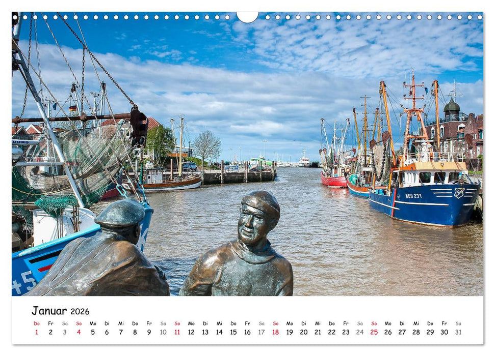 Deutschland- Nordsee und Ostsee (CALVENDO Wandkalender 2026)