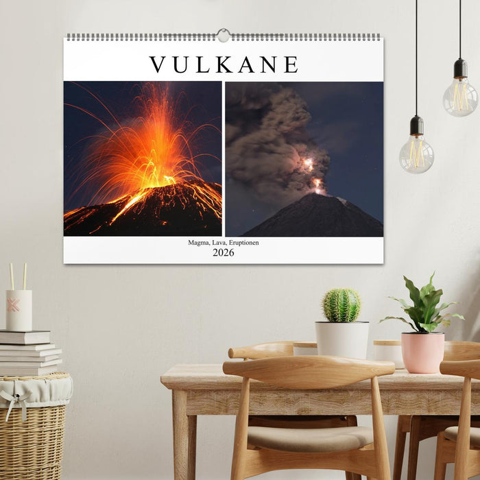 Vulkane - Magma, Lava, Eruptionen (CALVENDO Wandkalender 2026)