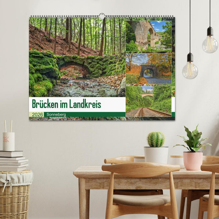 Brücken des Landkreises Sonneberg (CALVENDO Wandkalender 2026)