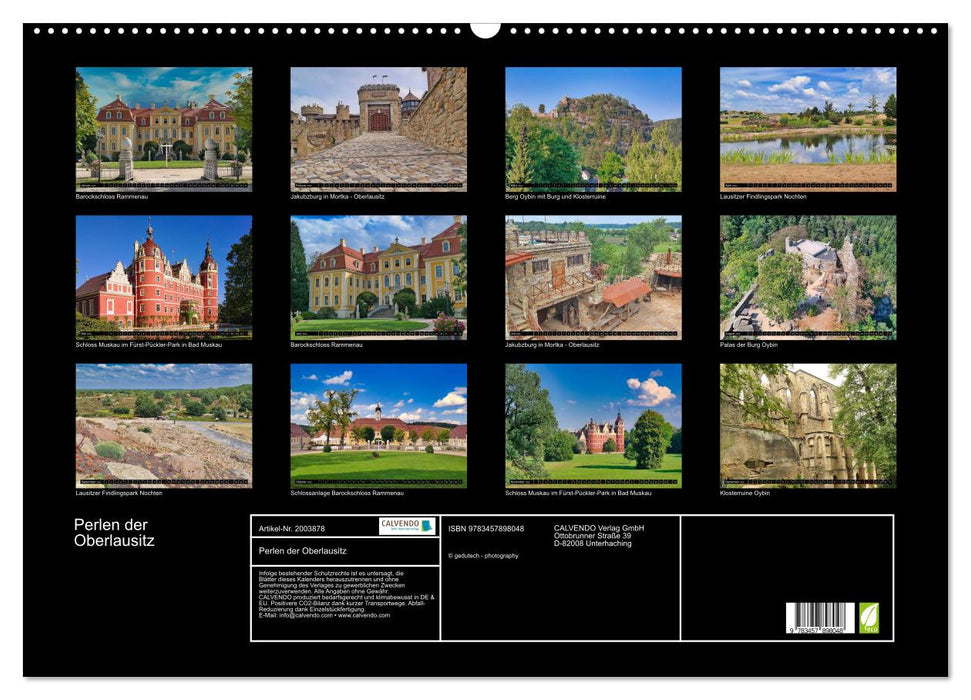 Perlen der Oberlausitz (CALVENDO Wandkalender 2026)