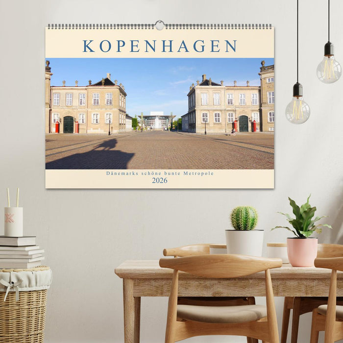 Kopenhagen. Dänemarks schöne bunte Metropole (CALVENDO Wandkalender 2026)