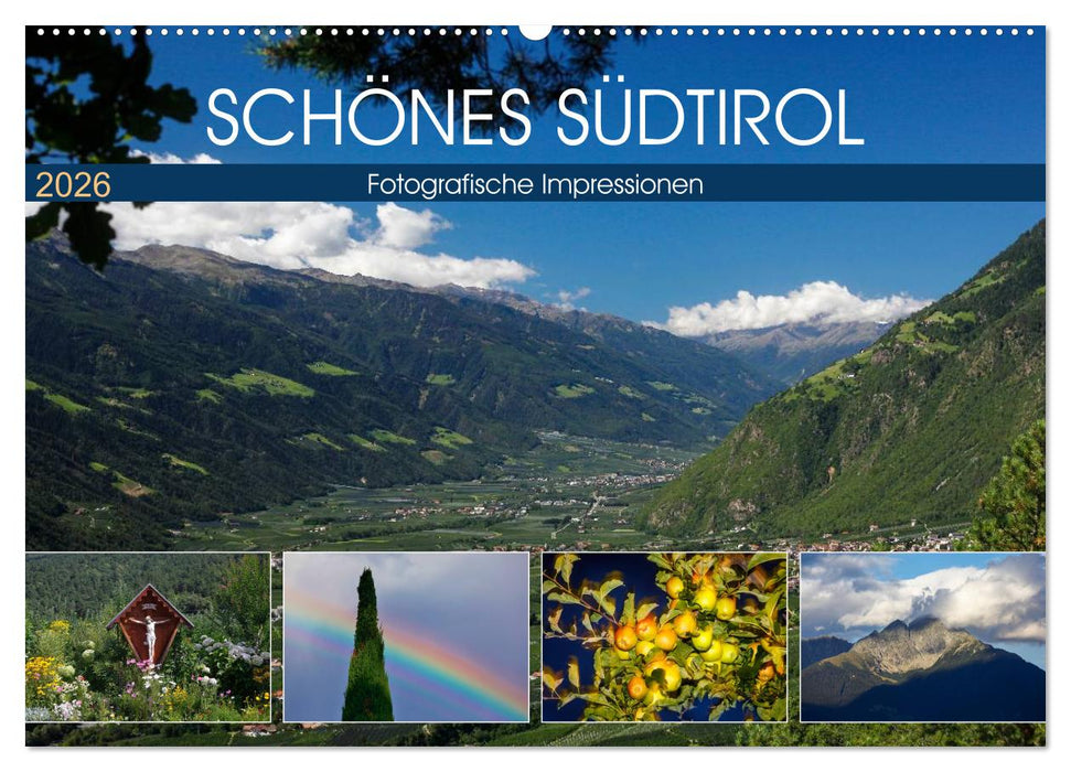 Schönes Südtirol (CALVENDO Wandkalender 2026)