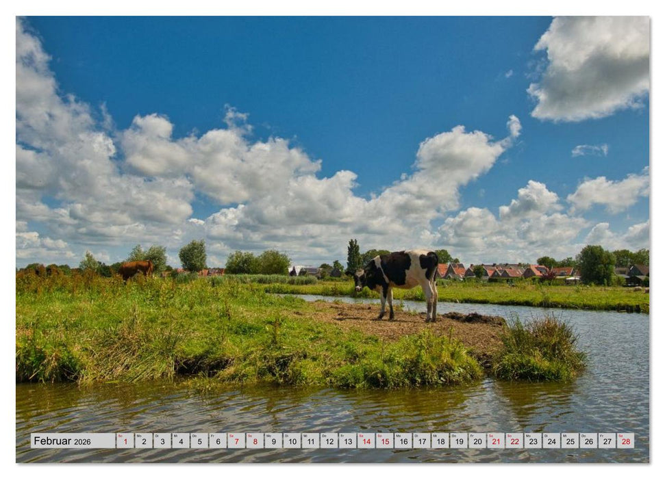 Ungewöhnliches Nordholland (CALVENDO Wandkalender 2026)