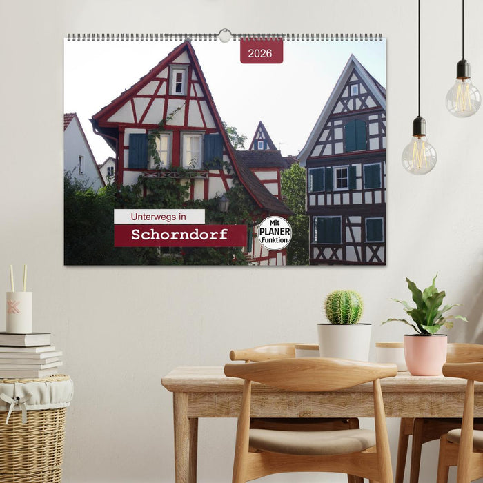 Unterwegs in Schorndorf (CALVENDO Wandkalender 2026)