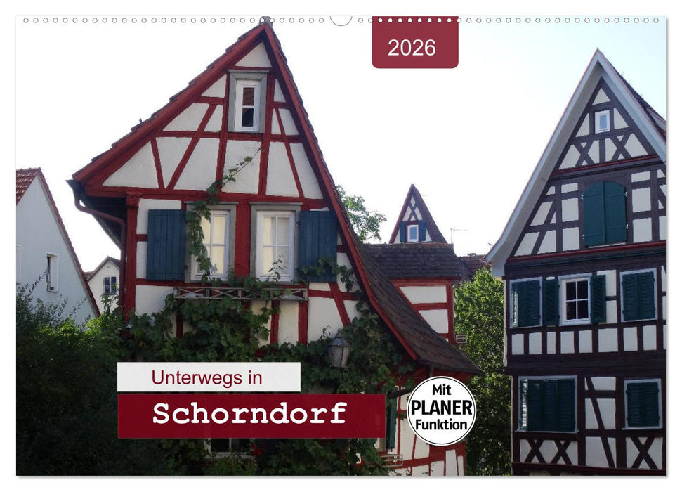 Unterwegs in Schorndorf (CALVENDO Wandkalender 2026)