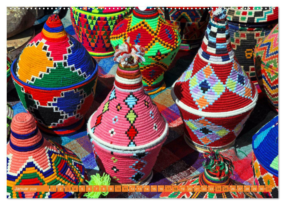 Marokkos Farben (CALVENDO Wandkalender 2026)