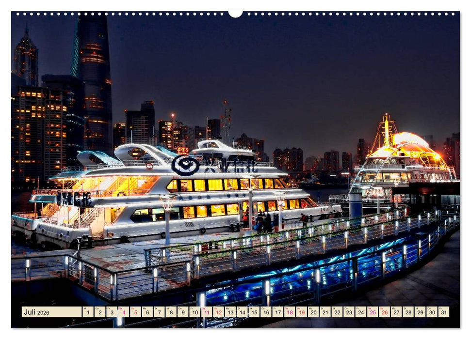 Städte der Welt - Shanghai (CALVENDO Premium Wandkalender 2026)