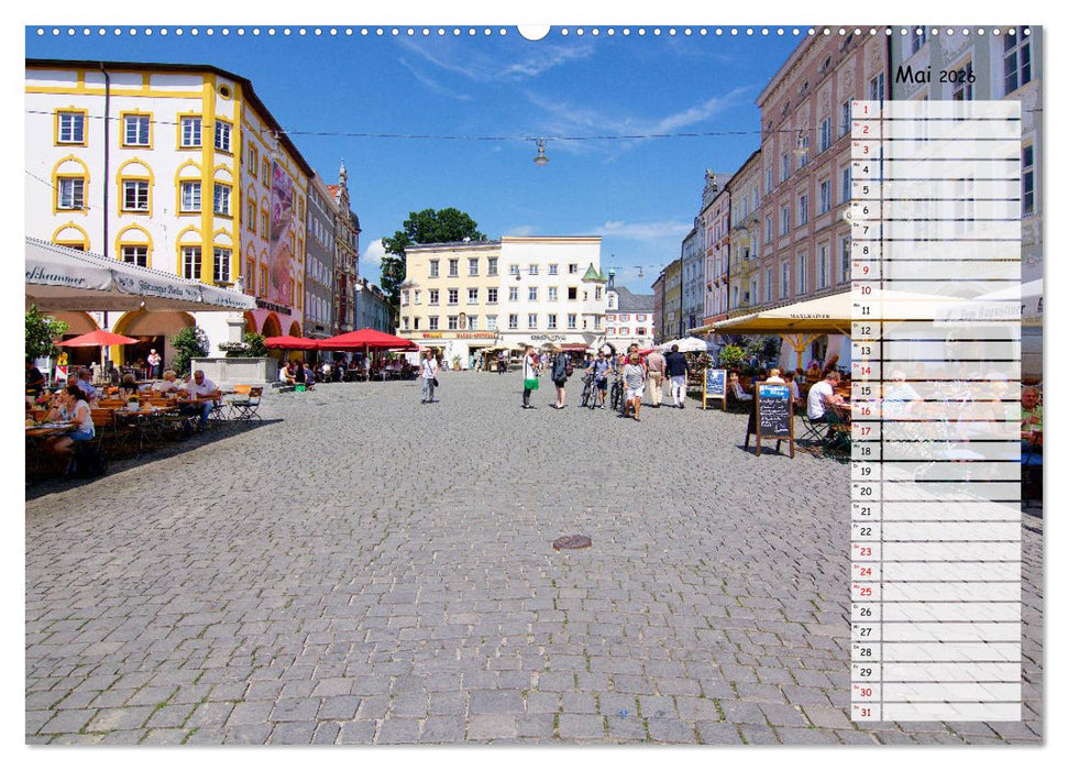 Eine Perle Oberbayerns - Rosenheim (CALVENDO Wandkalender 2026)