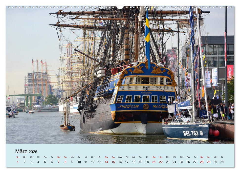 Parade der Windjammer - 2026 (CALVENDO Wandkalender 2026)