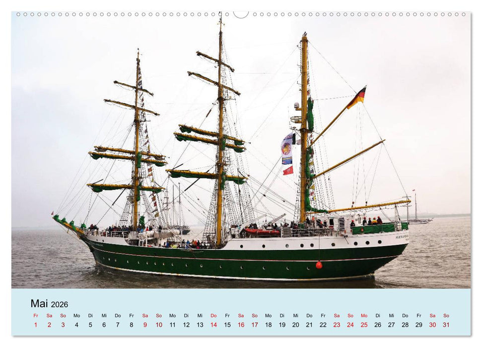 Parade der Windjammer - 2026 (CALVENDO Wandkalender 2026)