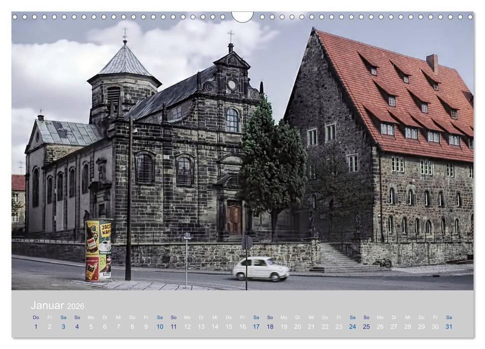Hildesheim - damals ... (CALVENDO Wandkalender 2026)