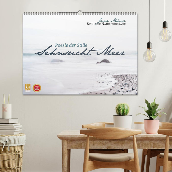 Sehnsucht Meer - Poesie der Stille (CALVENDO Wandkalender 2026)
