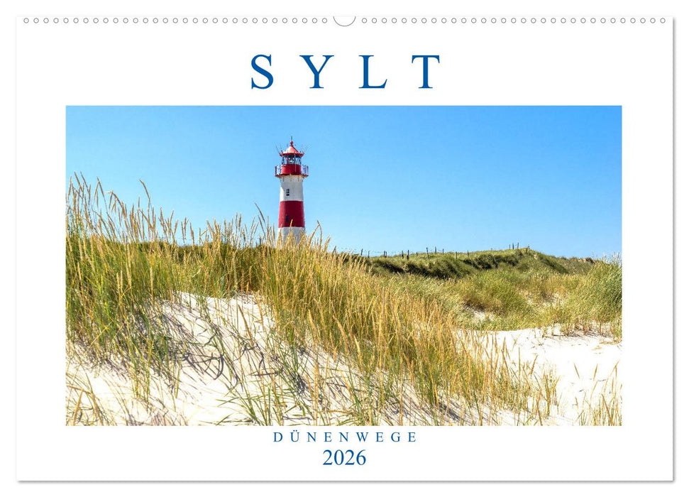 SYLT Dünenwege (CALVENDO Wandkalender 2026)