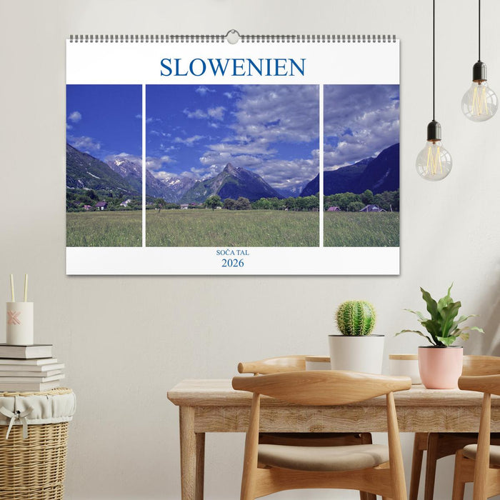 Slowenien - Soca Tal (CALVENDO Wandkalender 2026)