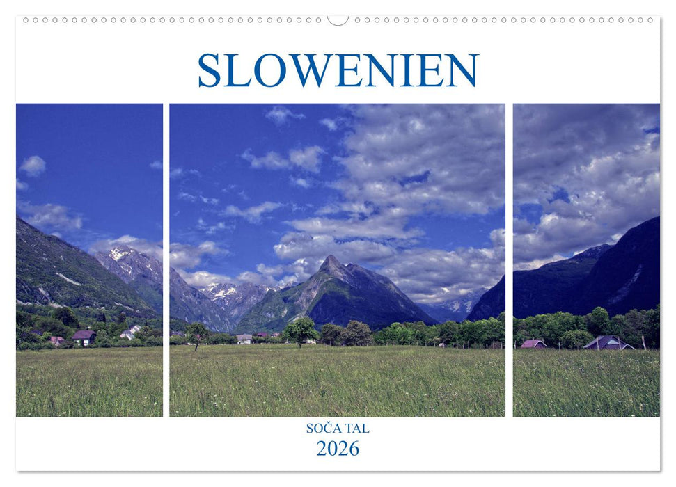 Slowenien - Soca Tal (CALVENDO Wandkalender 2026)