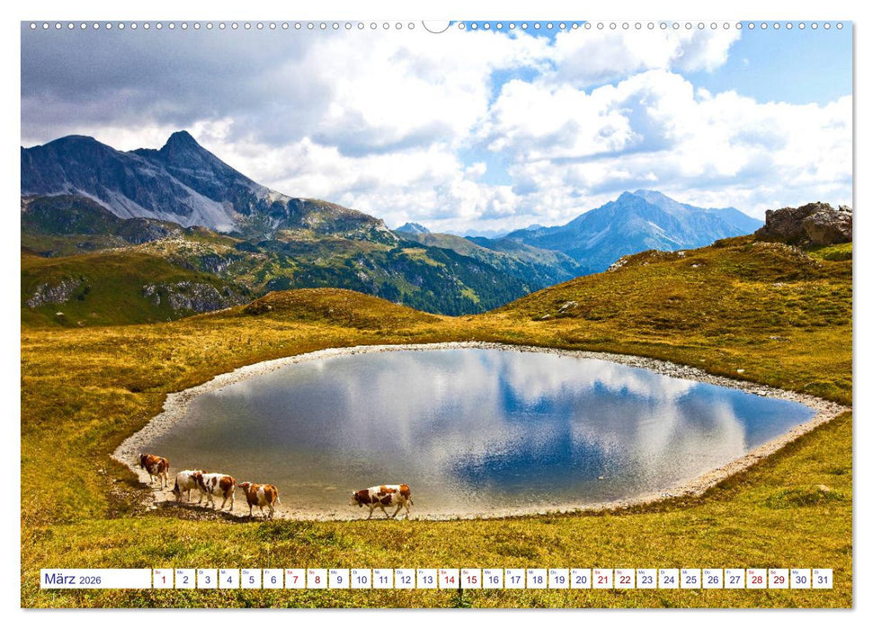 Schöne Lungauer Bergseen (CALVENDO Wandkalender 2026)