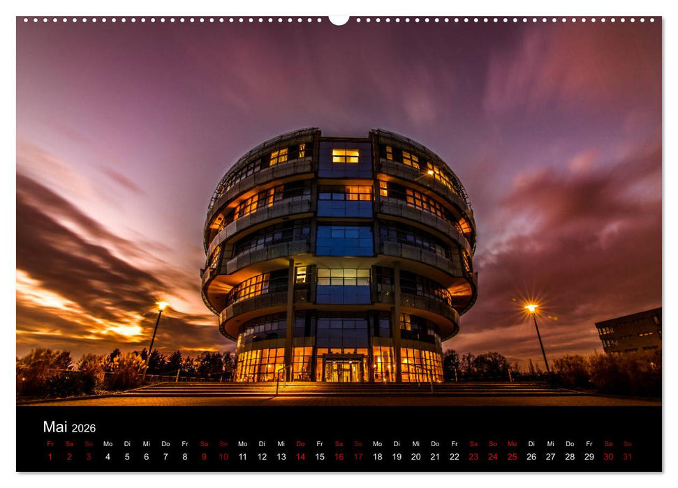 Hannover bei Nacht 2026 (CALVENDO Wandkalender 2026)