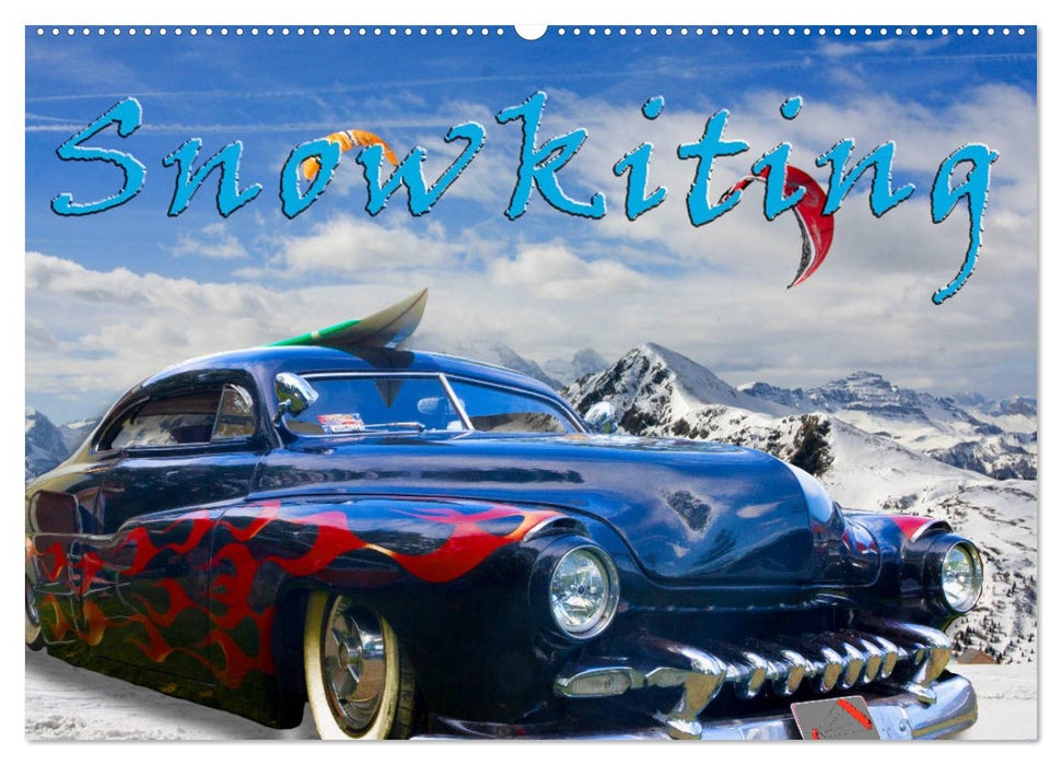 Snowkiting (CALVENDO Wandkalender 2026)
