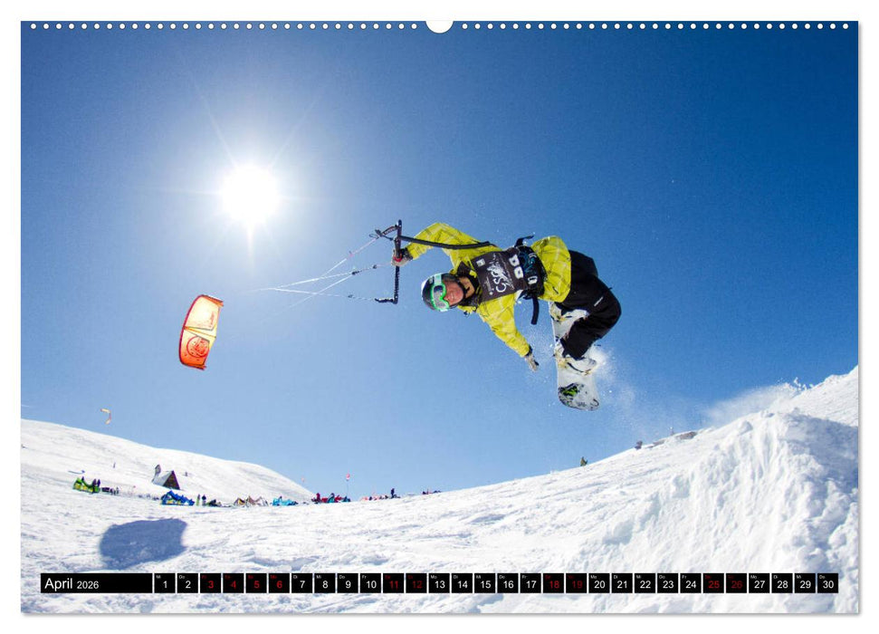 Snowkiting (CALVENDO Wandkalender 2026)