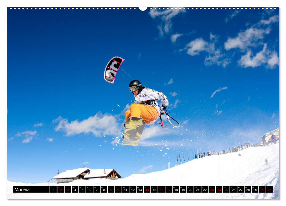 Snowkiting (CALVENDO Wandkalender 2026)