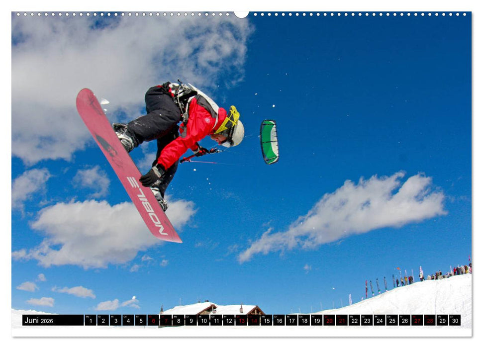Snowkiting (CALVENDO Wandkalender 2026)
