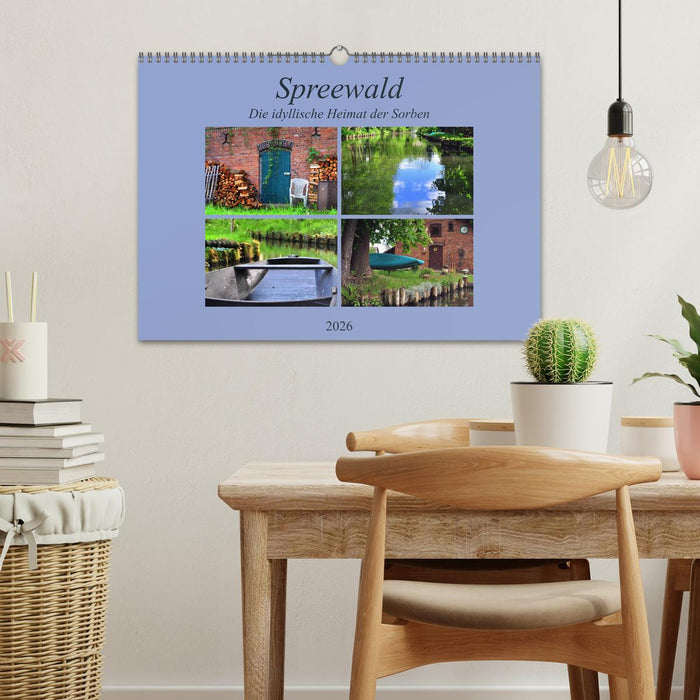 Spreewald - Idyllische Heimat der Sorben (CALVENDO Wandkalender 2026)