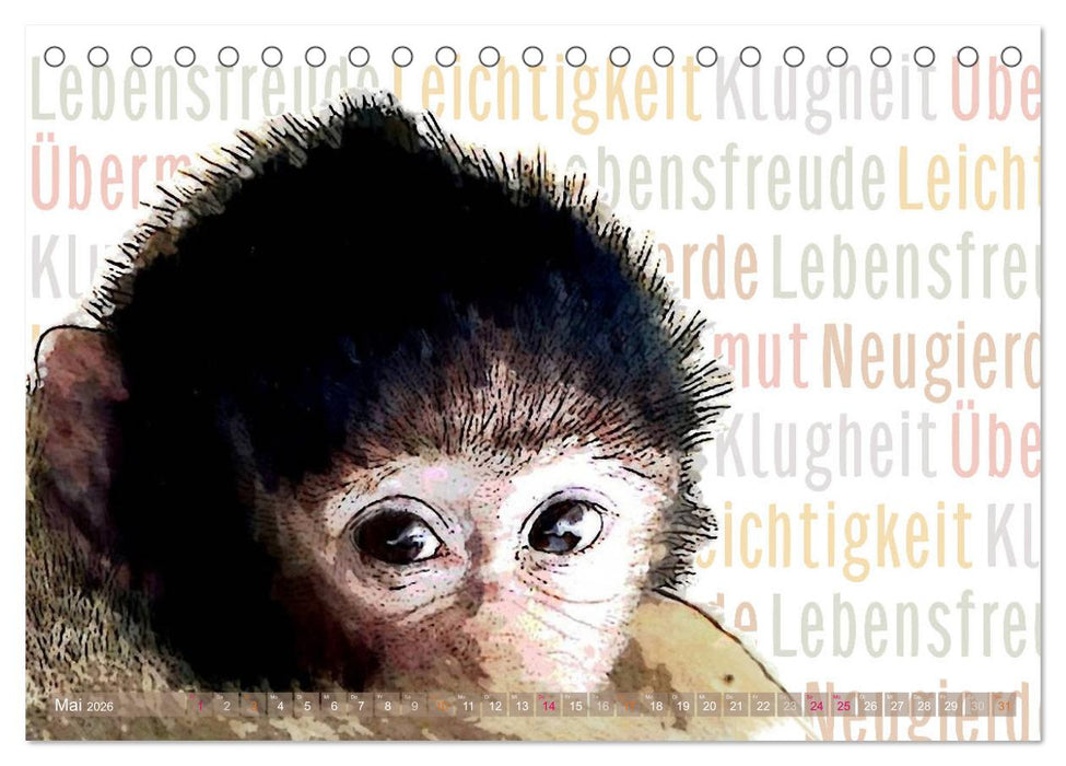 Mein wildes Krafttier und seine spirituellen Werte. (CALVENDO Wandkalender 2026)