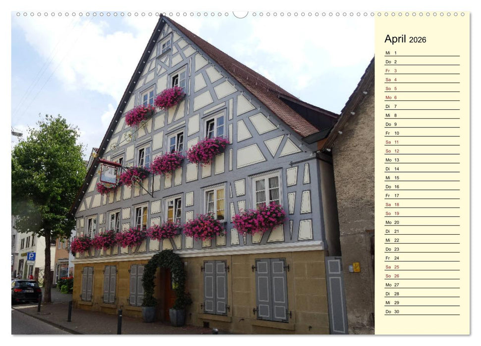 Unterwegs in Schwäbisch Gmünd (CALVENDO Wandkalender 2026)